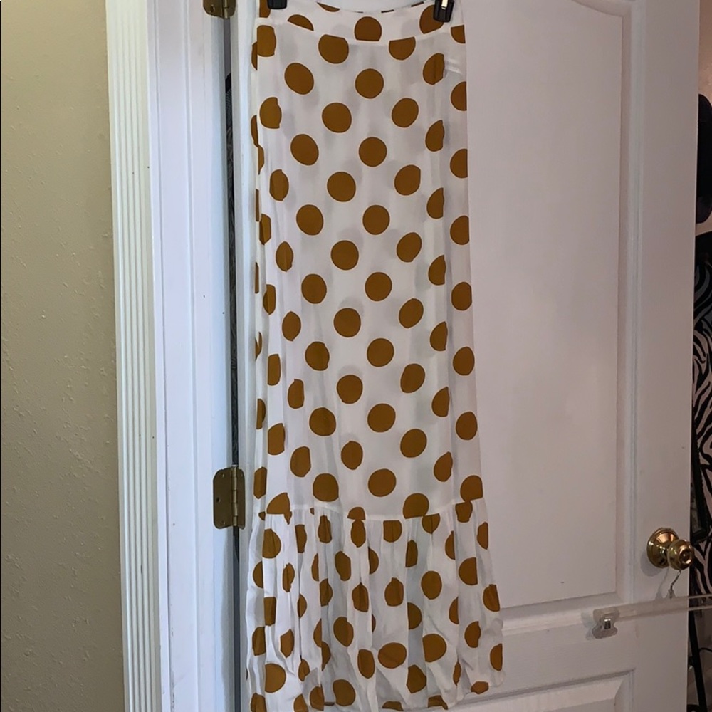 Polka Dot maxi skirt Forever 21